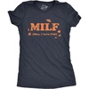 Halloween Womens T-Shirt Milf Man I Love Fall Funny Lovers Tees | Funny T Shirts, Halloween Tops for Women, Cool Sarcastic Top, Soft Cotton Blend, Women’s Novelty Tees(Heather Navy – Fall)
