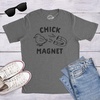 Funny Easter Bunny Perfect Baskets Sarcastic T Shirts for Men | Funny T Shirts, Easter Apparel for Men, Cool Animal Short Sleeve, Soft Cotton Blend, Novelty Tees for Guys(Dark Heather Grey – Chick Magnet)