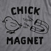 Funny Easter Bunny Perfect Baskets Sarcastic T Shirts for Men | Funny T Shirts, Easter Apparel for Men, Cool Animal Short Sleeve, Soft Cotton Blend, Novelty Tees for Guys(Dark Heather Grey – Chick Magnet)