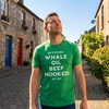 Funny Saint Patricks Day Hilarious Graphic Humor T Shirts for Men | Funny T Shirts, Saint Patrick’s Day Apparel for Men, Cool Short Sleeve, Soft Cotton Blend, Novelty Tees for Guys(Heather Green – Whale Oil)