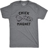 Funny Easter Bunny Perfect Baskets Sarcastic T Shirts for Men | Funny T Shirts, Easter Apparel for Men, Cool Animal Short Sleeve, Soft Cotton Blend, Novelty Tees for Guys(Dark Heather Grey – Chick Magnet)