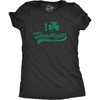 I Clover Shenanigans Funny Irish Clover St Saint Women’s T-Shirt | Funny T Shirts, Saint Patrick’s Day Tops for Women, Cool Drinking Top, Soft Cotton Blend, Women’s Novelty Tees(Heather Black)