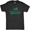 Irish Hooligan Funny Saint Patricks Day Lucky Mens T-Shirts | Funny T Shirts, Saint Patrick’s Day Apparel for Men, Cool Drinking Short Sleeve, Soft Cotton Blend, Novelty Tees for Guys(Heather Black)