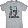 Mens Saint Patricks T Shirt Funny Irish Tees Cool Party Tees | Funny T Shirts, Graphic Apparel for Men, Cool Drinking Short Sleeve, Sarcastic, Soft Cotton Blend, Novelty Tees for Guys(Light Heather Grey – Ben Drankin)