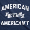 Mens American Not Americant Tanktop Funny USA Pride Fitness Tank | Funny Workout Shirt, Patriotic Tank Top for Men, Cool Political Sleeveless Tee, Fitted Tank, Novelty Tank Tops for Guys(Navy)