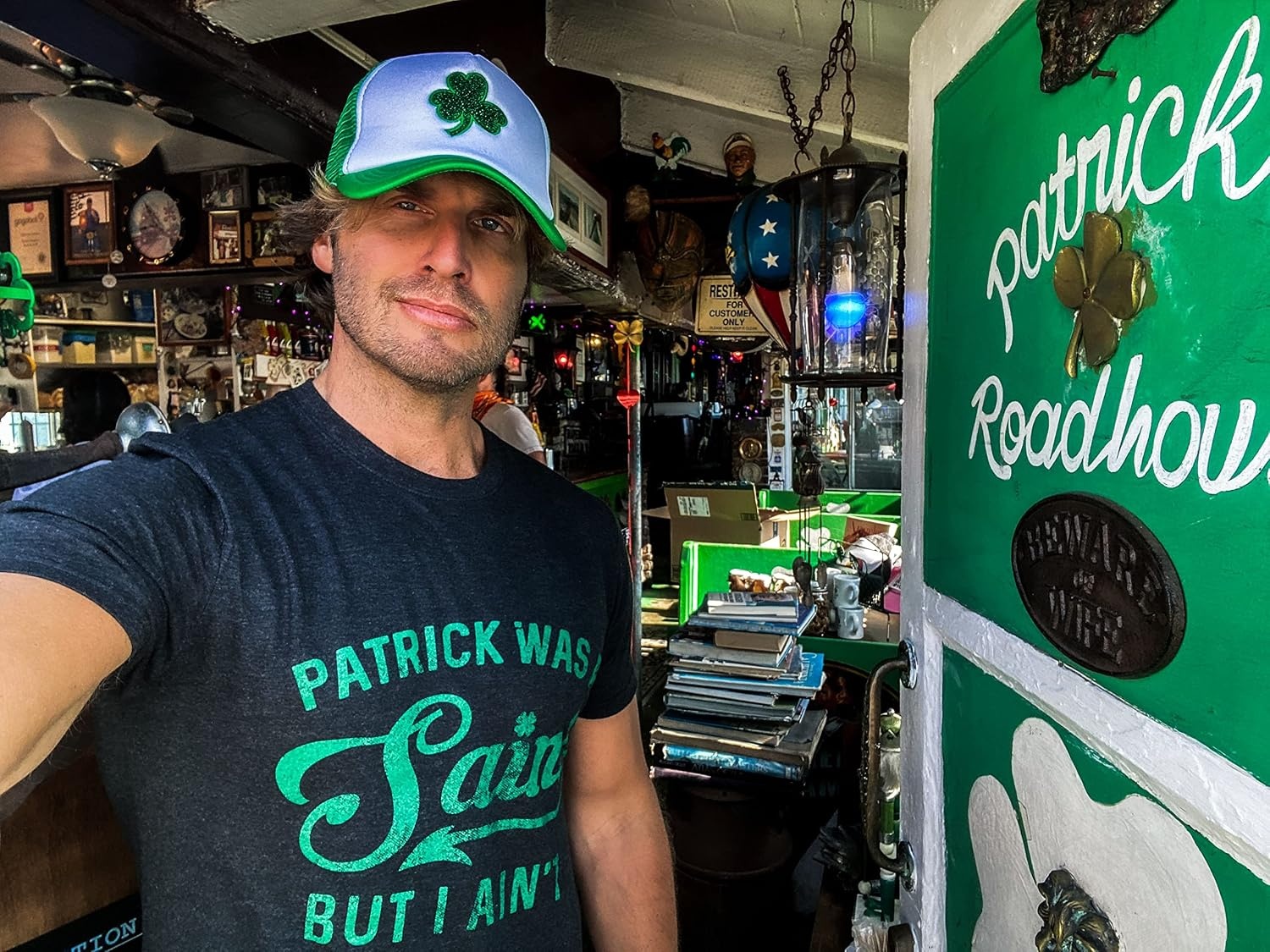 image:imageFunny Saint Patricks Day Hilarious Graphic Humor T Shirts for MenHeather Black Patrick Saint