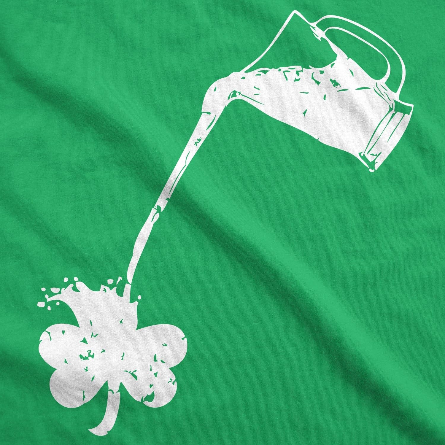 image:imageFunny Saint Patricks Day Hilarious Graphic Humor T Shirts for MenHeather Green Pouring Shamrock