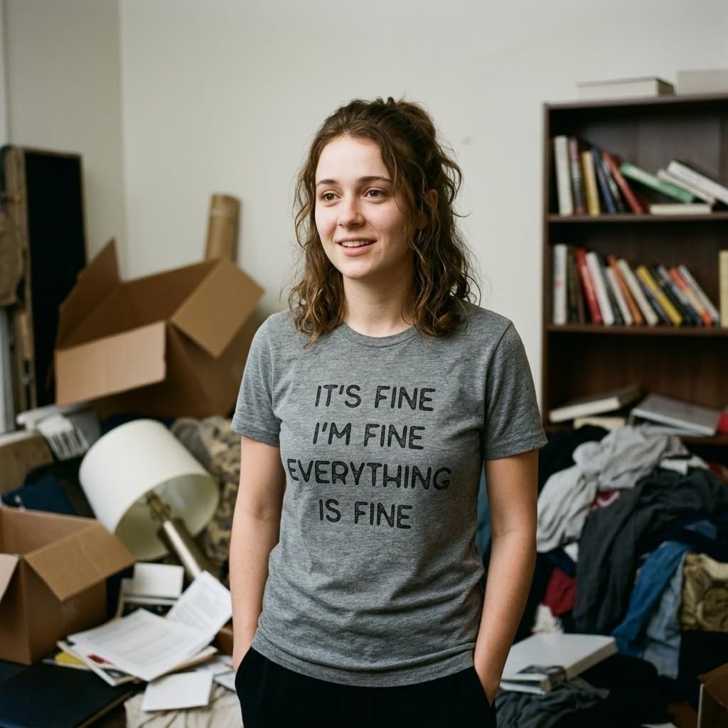 image:imageFunny Womens TShirts Sarcastic Tees for Cool Ladies with SassDark Heather Grey Fine