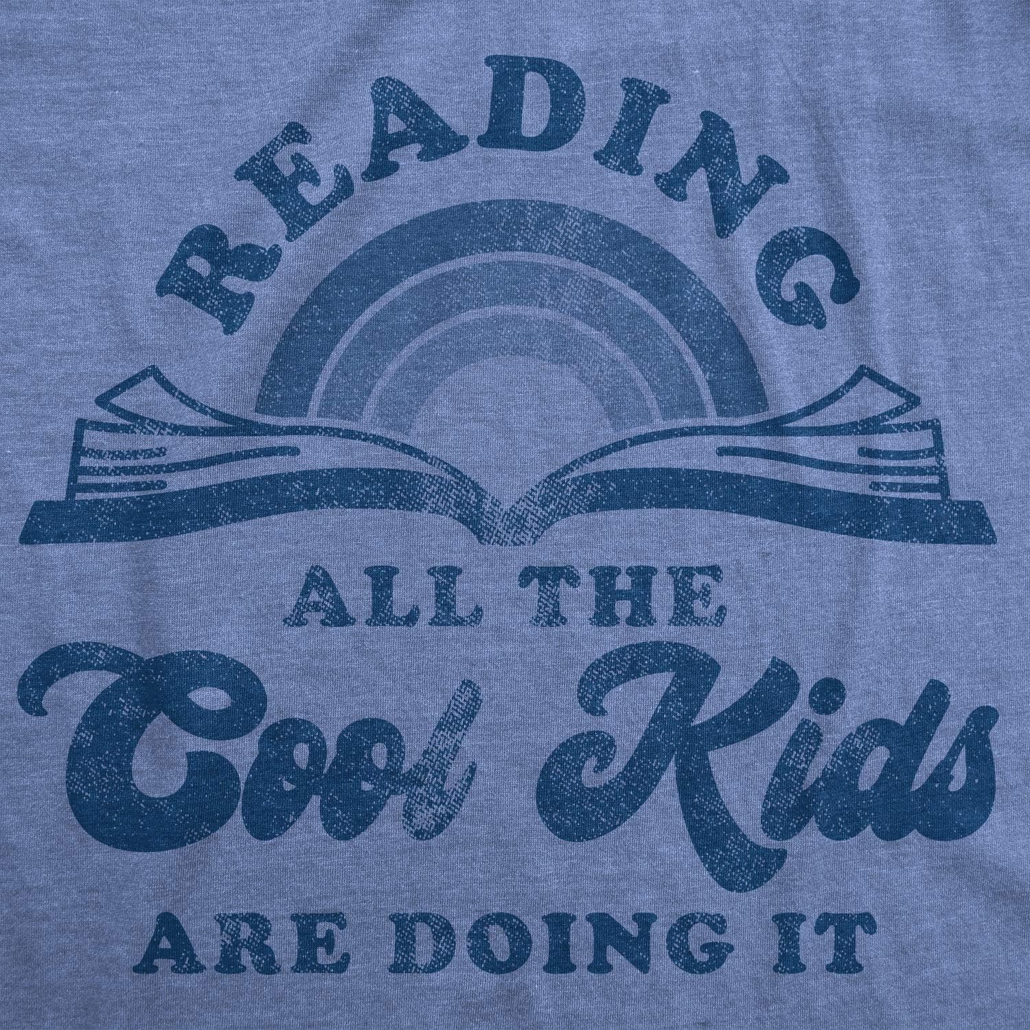 image:imageFunny Womens TShirts Sarcastic Tees for Cool Ladies with SassHeather Light Blue Reading Cool Kids