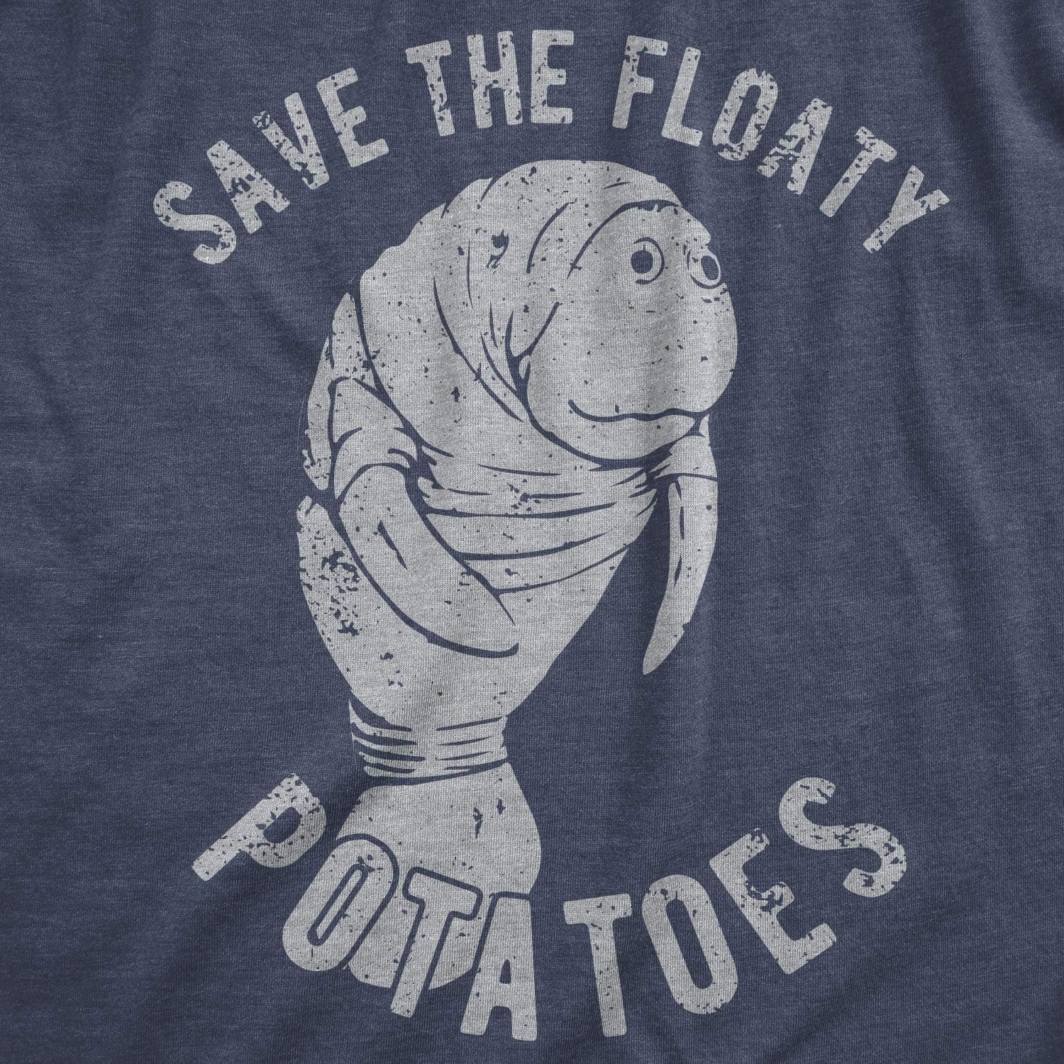 image:imageFunny Womens TShirts Sarcastic Tees for Cool Ladies with SassHeather Navy Floaty Potatoes