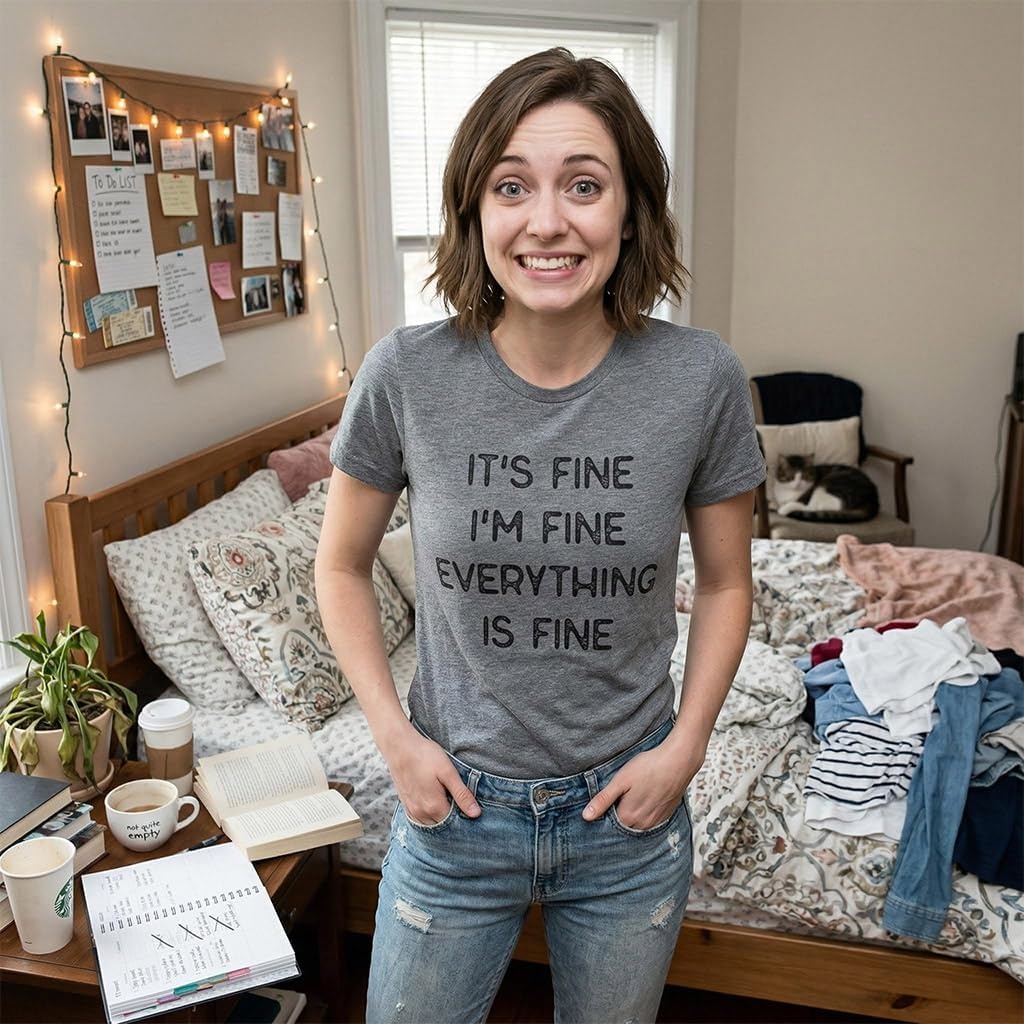 image:imageFunny Womens TShirts Sarcastic Tees for Cool Ladies with SassLight Heather Blue