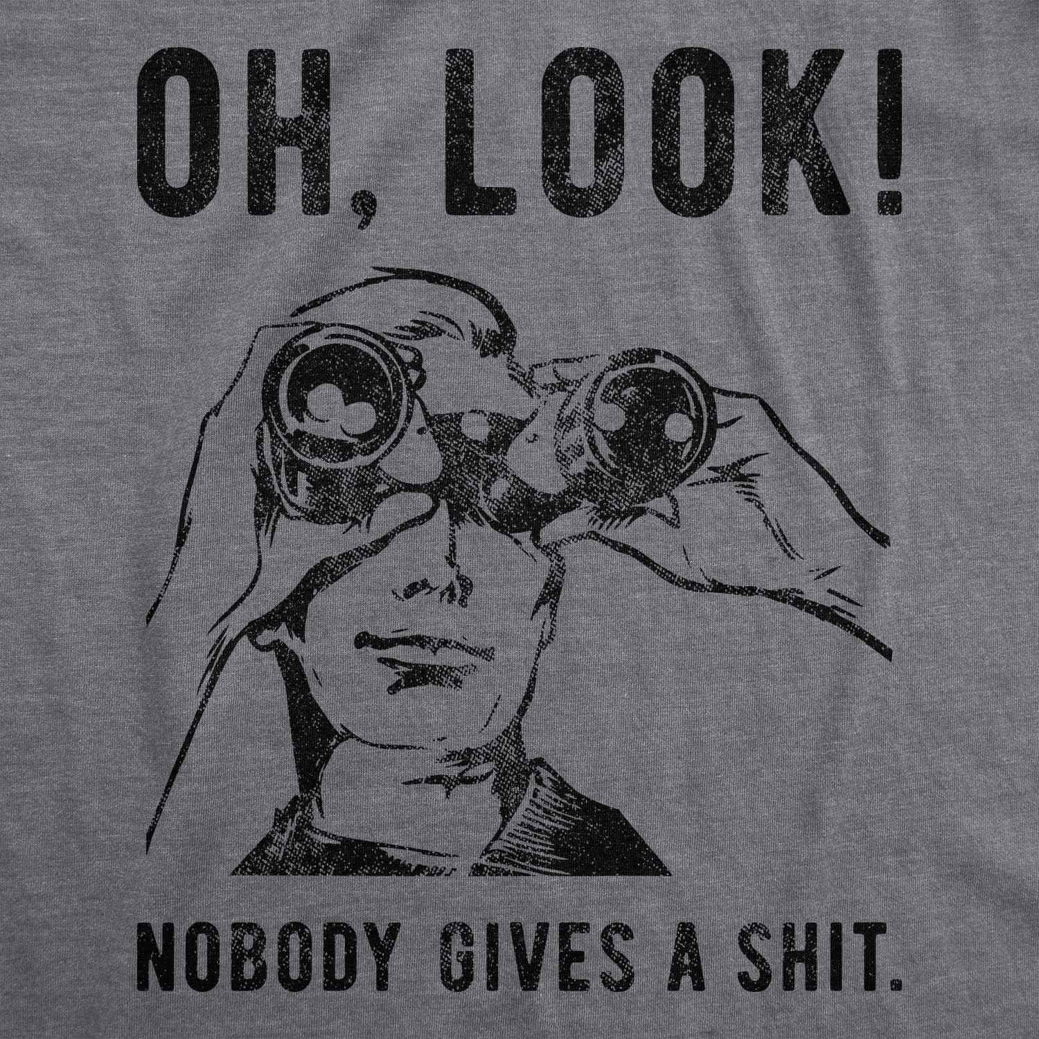 image:imageMens T Shirts Funny Sarcastic Humor Adult Joke Tees for GuysDark Heather Grey Nobody Gives