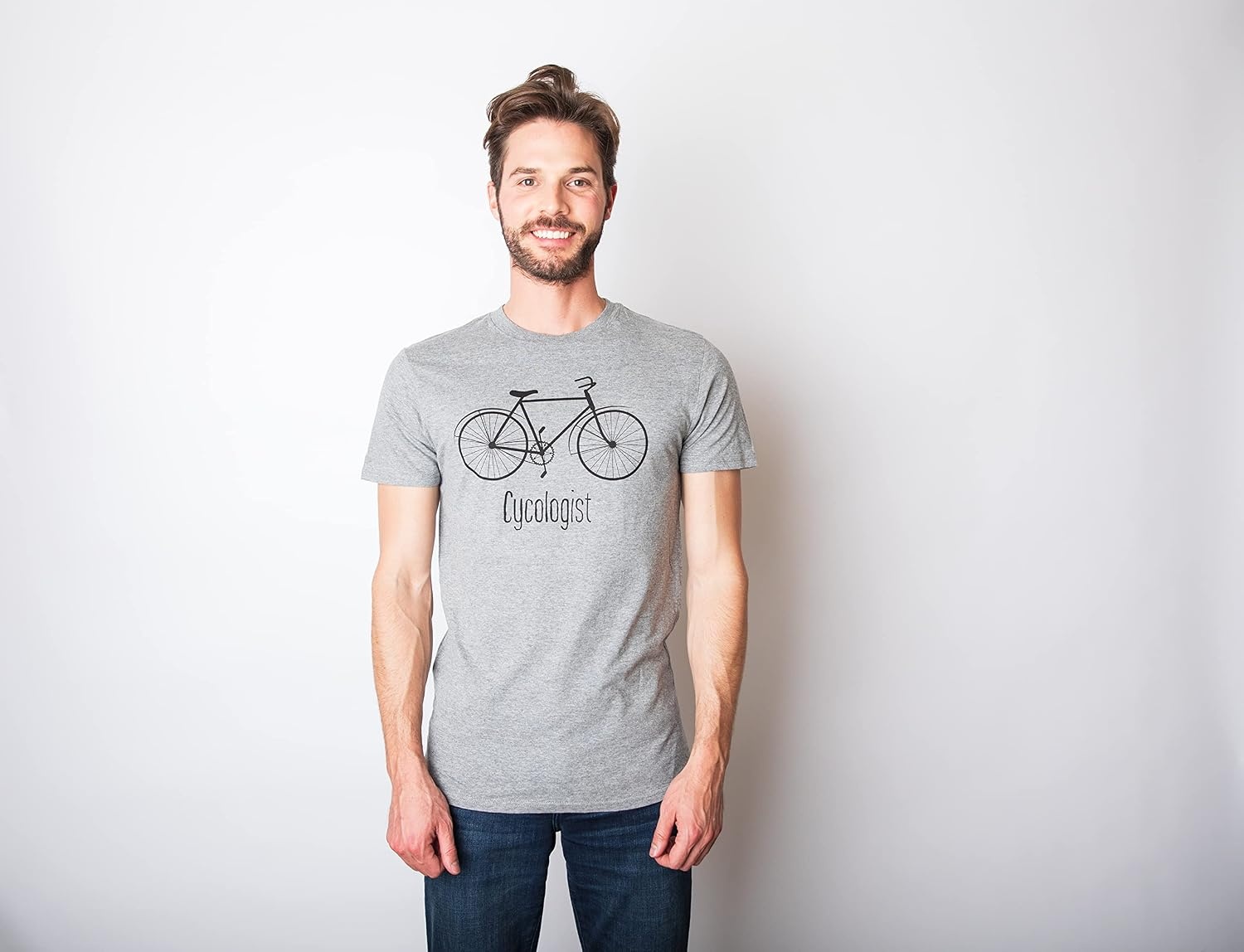 image:imageMens T Shirts Funny Sarcastic Humor Adult Joke Tees for GuysHeather Light Blue Cycologist