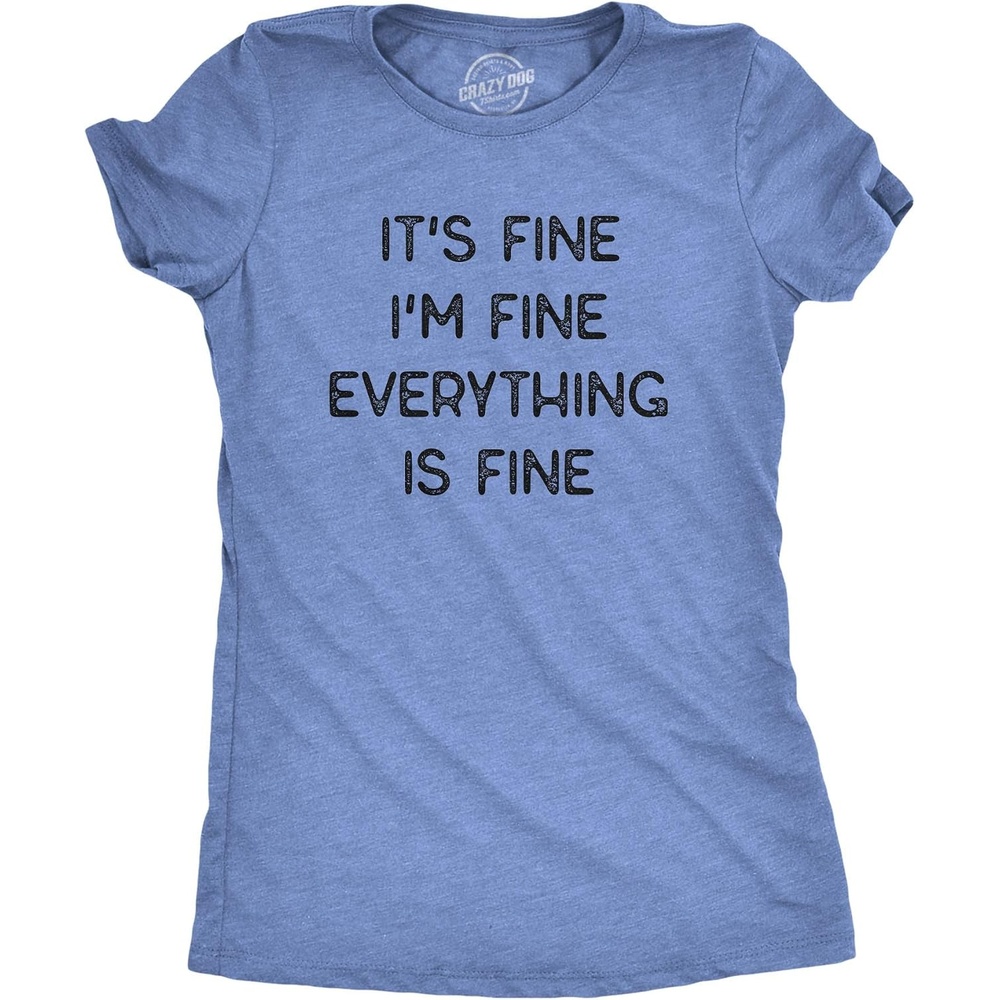 image:imageFunny Womens TShirts Sarcastic Tees for Cool Ladies with SassHeather Light Blue Fine