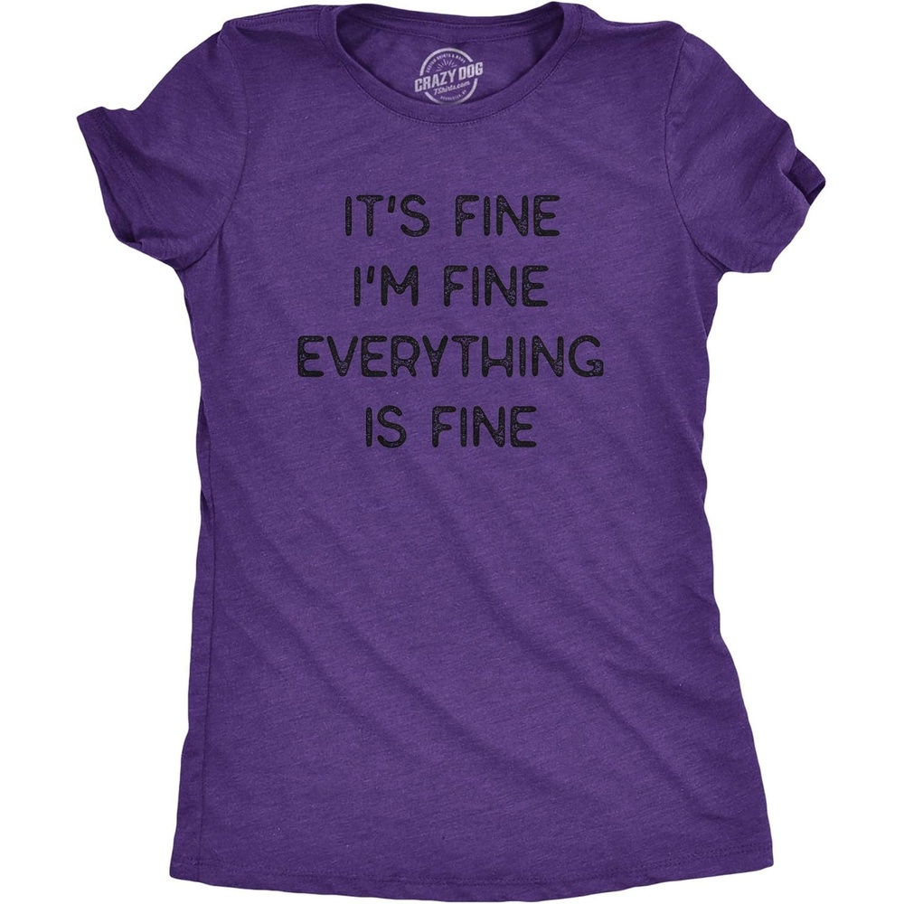 image:imageFunny Womens TShirts Sarcastic Tees for Cool Ladies with SassHeather Purple Fine