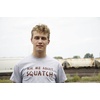 Ask Me About My Bigfoot T Shirt Sasquatch Flip Shirts T-Shirt(Light Heather Grey)