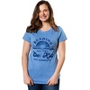 Funny Womens T-Shirts Sarcastic Tees for Cool Ladies with Sass(Heather Light Blue – Reading Cool Kids)