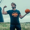 Halloween Mens Lets Get Jacked Pumpkin Jack-o-Lantern Funny Tees(Heather Black)