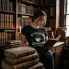 Halloween Womens T-Shirt Wicked Witch Witches Cute Spooky Tees(Heather Black – Witches Brew)