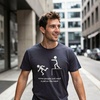 Mens T Shirts Funny Sarcastic Humor Adult Joke Tees for Guys(Heather Navy – Back Pat)
