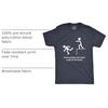 Mens T Shirts Funny Sarcastic Humor Adult Joke Tees for Guys(Heather Navy – Back Pat)