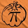Pumpkin Pi Funny Math Shirt PieThanksgiving Fall Autumn T Shirt(Orange)
