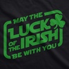 Saint Patricks Day Partying Parade Graphic Funny T Shirts for Men(Heather Black – Luck of the Irish)