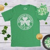Saint Patricks Day Partying Parade Graphic Funny T Shirts for Men(Heather Green – Shenanigan Enthusiast Logo)