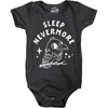 Sleep Nevermore Baby Bodysuit Funny Halloween Jumper For Infants