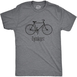 Mens T Shirts Funny Sarcastic Humor Adult Joke Tees for Guys(Dark Heather Grey – Cycologist)