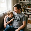 Cool Dad Shirts Funny Father’s Day Sarcastic Tees for Rad Fathers(Dark Heather Grey – Dad Always Right)