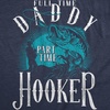 Cool Dad Shirts Funny Father’s Day Sarcastic Tees for Rad Fathers(Heather Navy – Part Time Hooker)