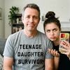 Cool Dad Shirts Funny Father’s Day Sarcastic Tees for Rad Fathers(Light Heather Grey – Teenage Daughter Survivor)