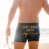 Funny Fishing and Hunting Boxers for Men Sarcastic Briefs for Guys(Arm in a Cast)