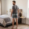 Funny Fishing and Hunting Boxers for Men Sarcastic Briefs for Guys(Fast Food)