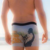 Funny Fishing and Hunting Boxers for Men Sarcastic Briefs for Guys(Pole Dance)