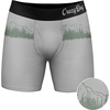 Funny Fishing and Hunting Boxers for Men Sarcastic Briefs for Guys(Pole Dance)