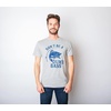 Mens Dont Be A Dumb Bass T Shirt Funny Fishing Tee(Light Heather Grey)