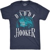 Cool Dad Shirts Funny Father’s Day Sarcastic Tees for Rad Fathers(Heather Navy – Part Time Hooker)