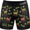 Funny Fishing and Hunting Boxers for Men Sarcastic Briefs for Guys(Dill Doe)