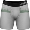 Funny Fishing and Hunting Boxers for Men Sarcastic Briefs for Guys(Pole Dance)