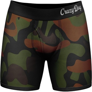 Funny Fishing and Hunting Boxers for Men Sarcastic Briefs for Guys(Trophy Husband)