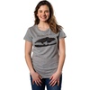 Animal Cute and Nature Funny Sarcastic Graphic T Shirt for Women(Light Heather Grey – Attempted Murder)