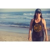 Fitness May Contain Whiskey Drinking Womens Cute Tank Tops(Black)