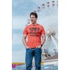 Help Me Im On Family Vacation Holiday Traveling Mens T Shirts(Heather Red – Vacation)