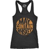 Fitness May Contain Whiskey Drinking Womens Cute Tank Tops(Black)