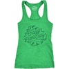 Womens Tank Crazy Plant Lady TanktopFunny Gardening Shirt(Heather Green)