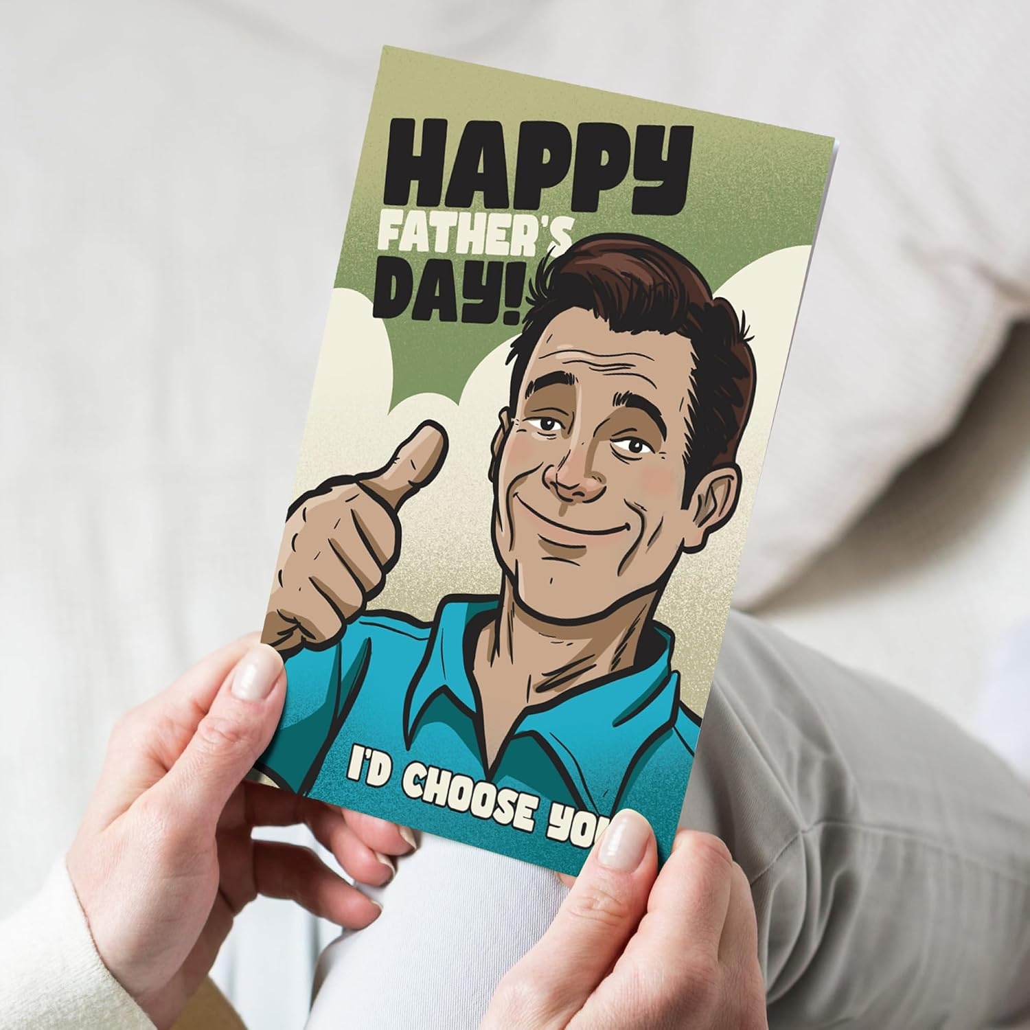 image:imageFunny Fathers Day Cards Best Dad By Par Golfing Card 1 PackI Choose You