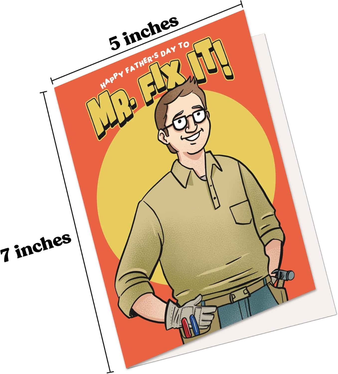 image:imageFunny Fathers Day Cards Best Dad By Par Golfing Card 1 PackMr Fix It