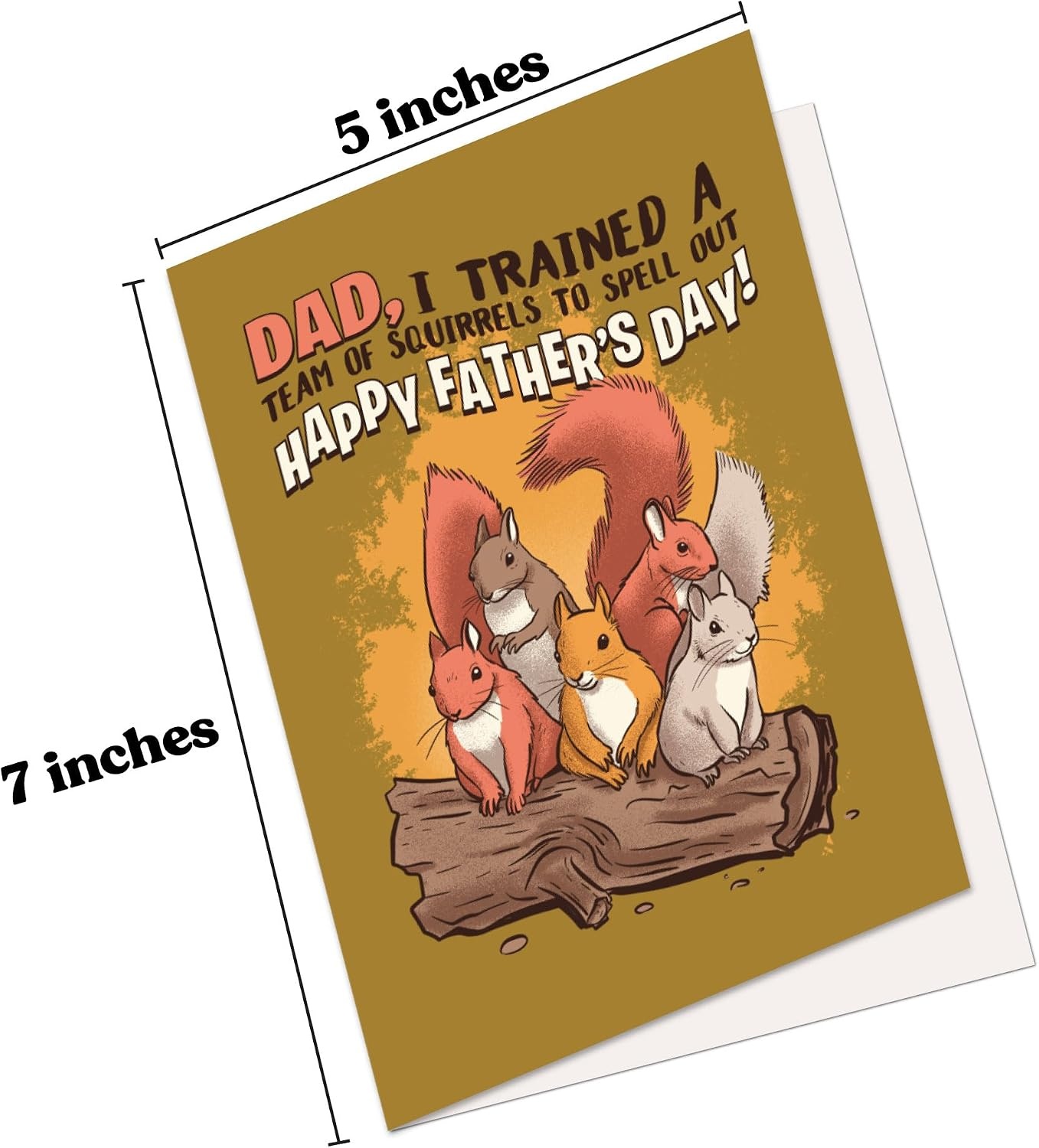 image:imageFunny Fathers Day Cards Best Dad By Par Golfing Card 1 PackTrained Squirrels